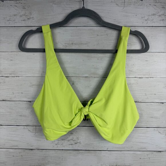 CALIA by Carrie Underwood Neon Bikini Top - Picture 1 of 3
